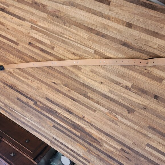 Mens Black Leather Golf Belt Golf Swing Buckle Club Medallions - Picture 11 of 12